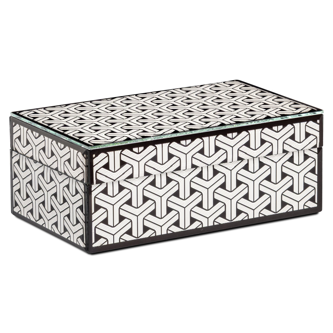 Storage box Feliz black/white small