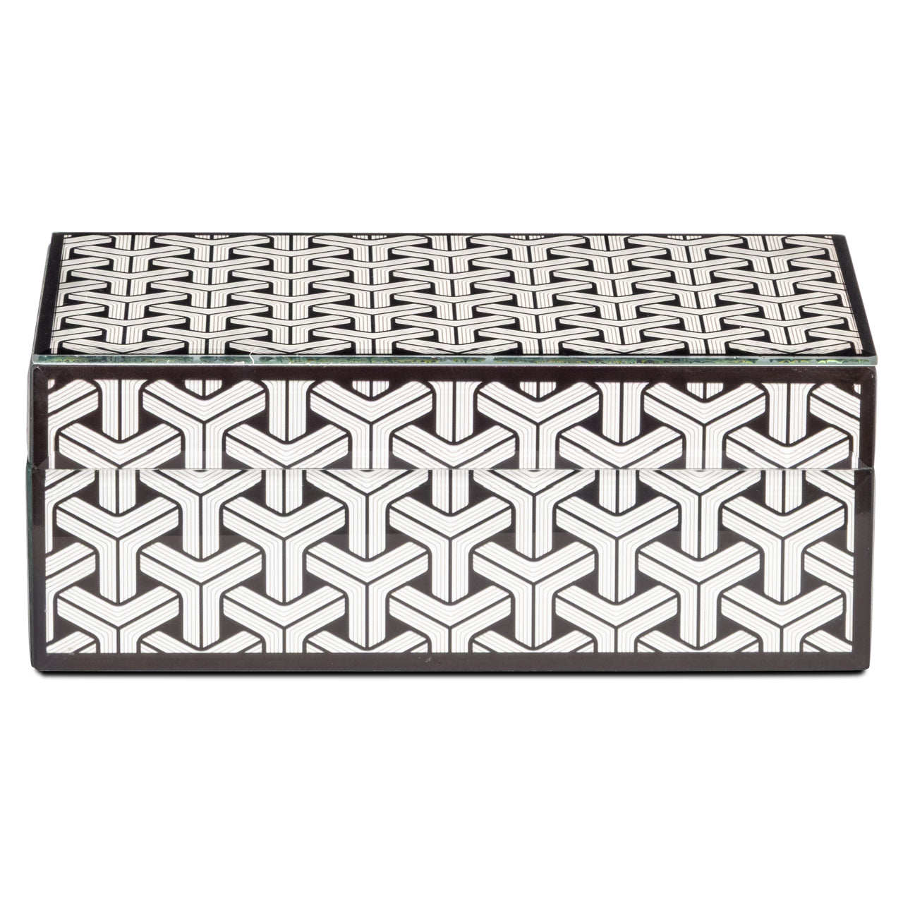Storage box Feliz black/white small
