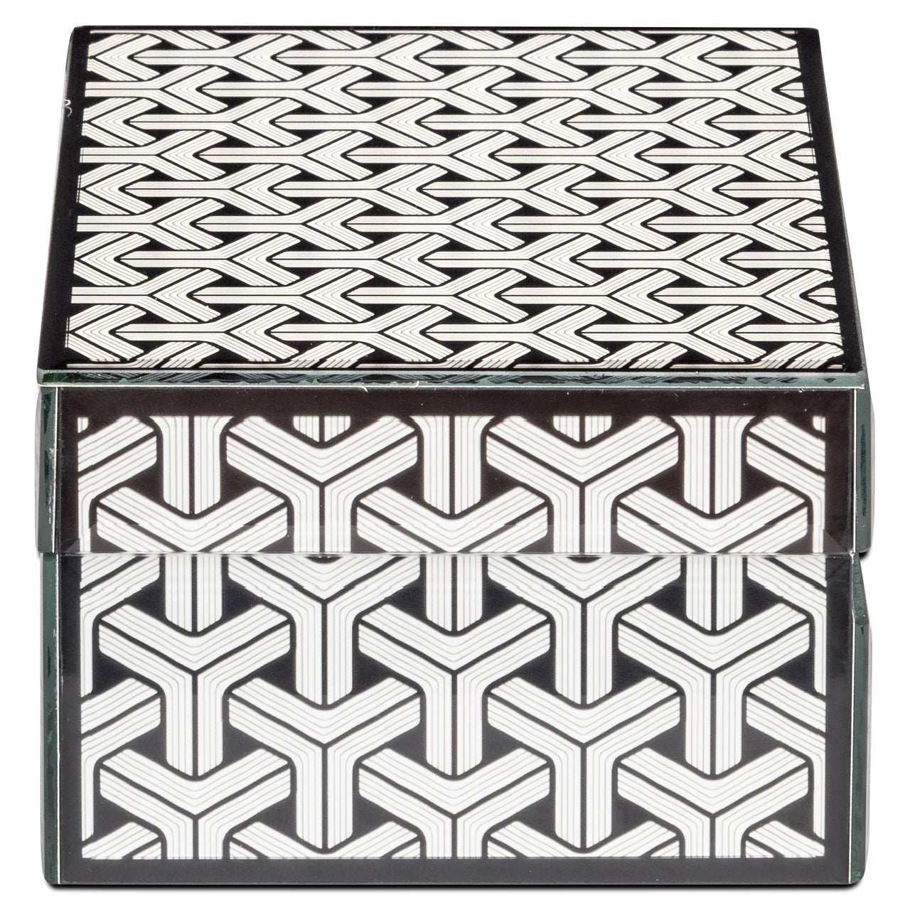 Storage box Feliz black/white small