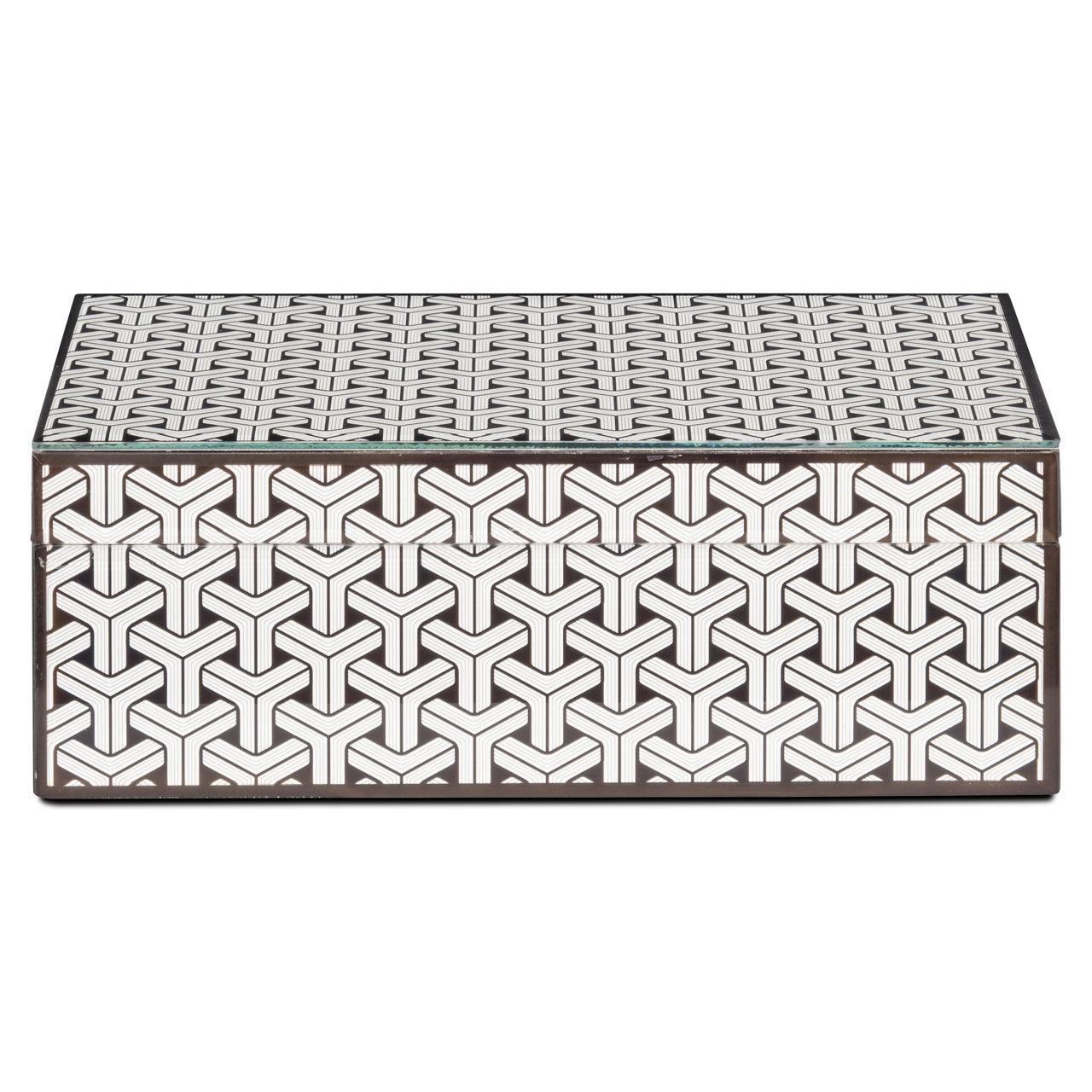 Storage box Feliz black/white large