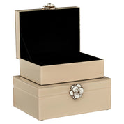 Storage box Abbey ivory small