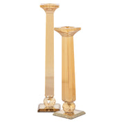 Candle holder Milou amber large