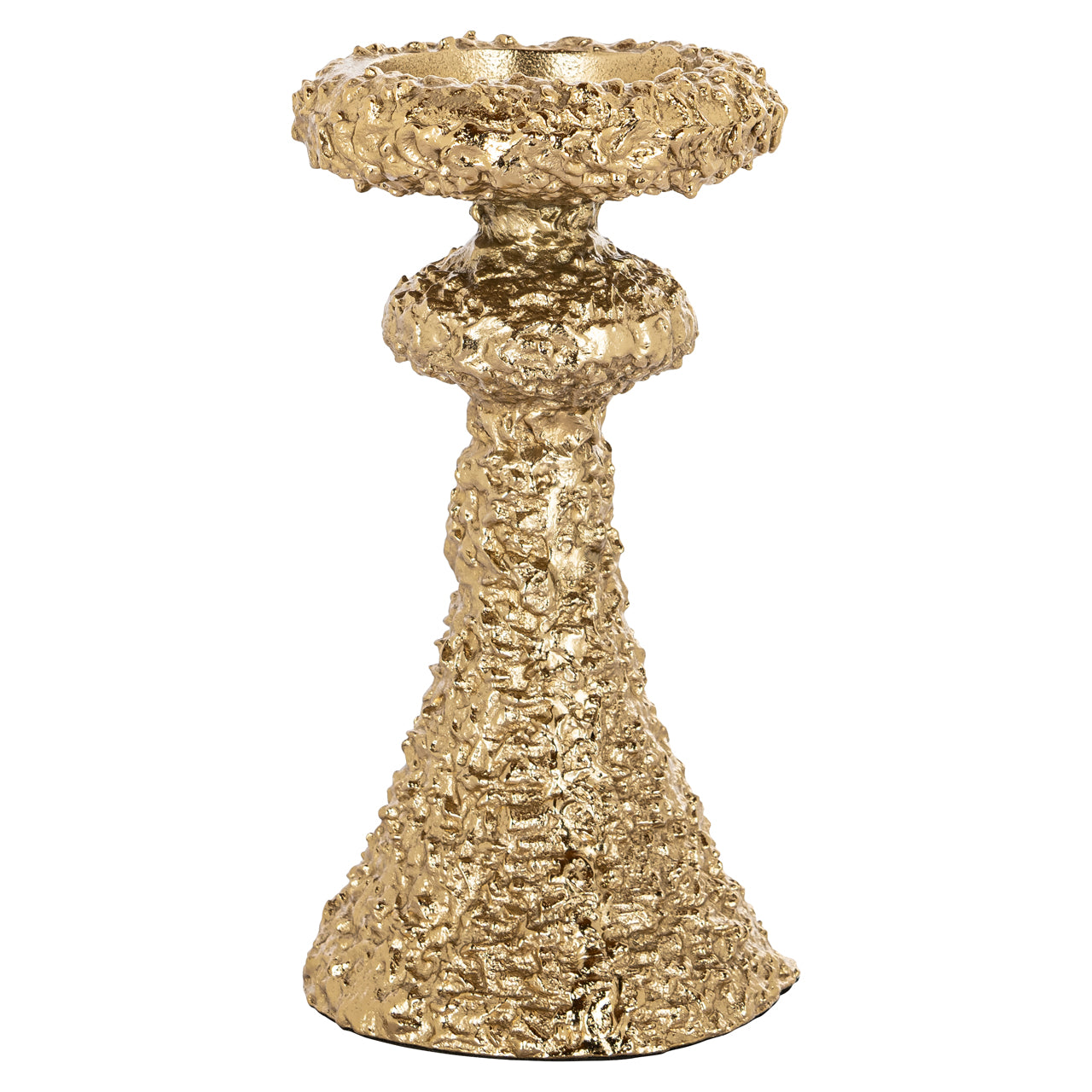 Candle holder July gold small