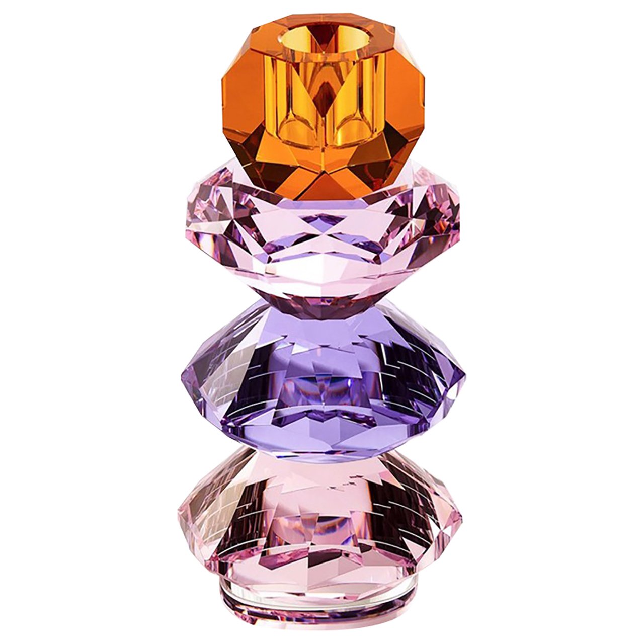 Candelabro Yalena grande (Rosa)