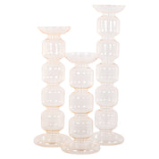 Candle holder Rabia amber medium