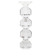 Candle holder Safia clear transparent large
