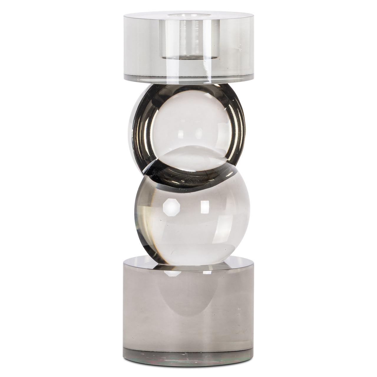Candle holder Jennyl grey large