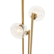 Floor lamp Luva brushed gold