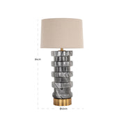 Table lamp Jaylee black/white
