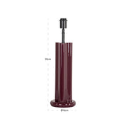 Table lamp Alina burgundy