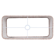 Lampshade Live trendy rose rectangle large