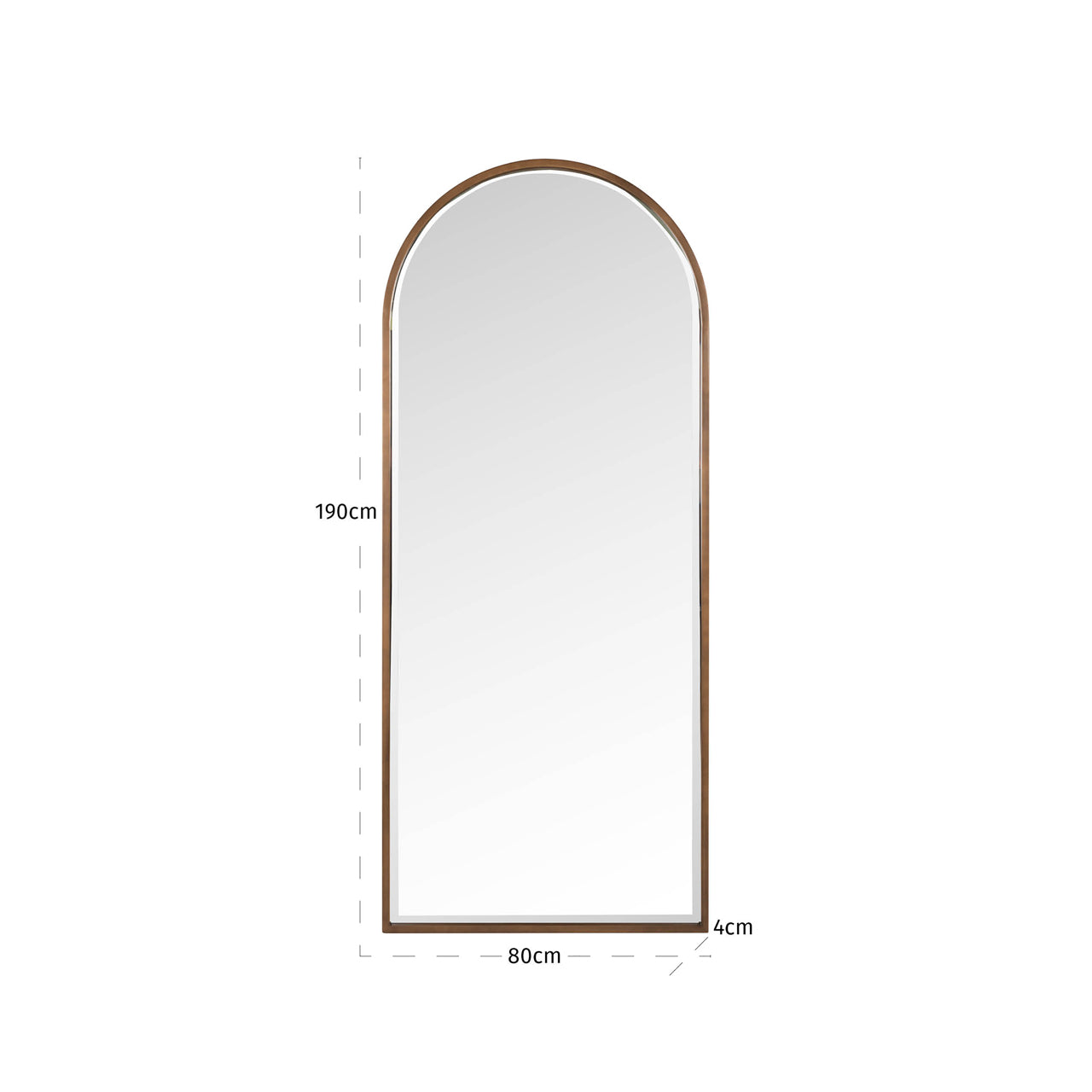 Mirror Maylinn brushed gold