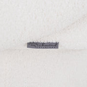 Swivel lounge chair Senna white furry (Himalaya 900 white furry)