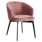 Silla Amphara de chenilla rosa ignífuga (Bergen 705 chenilla rosa)
