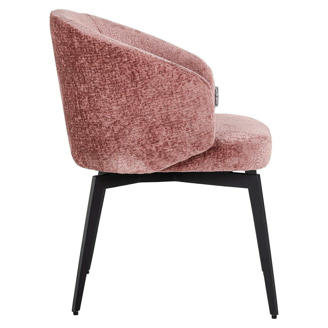 Silla Amphara de chenilla rosa ignífuga (Bergen 705 chenilla rosa)
