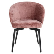 Silla Amphara de chenilla rosa ignífuga (Bergen 705 chenilla rosa)