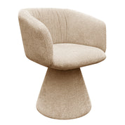 Dining chair Madeline cream unicorn swivel