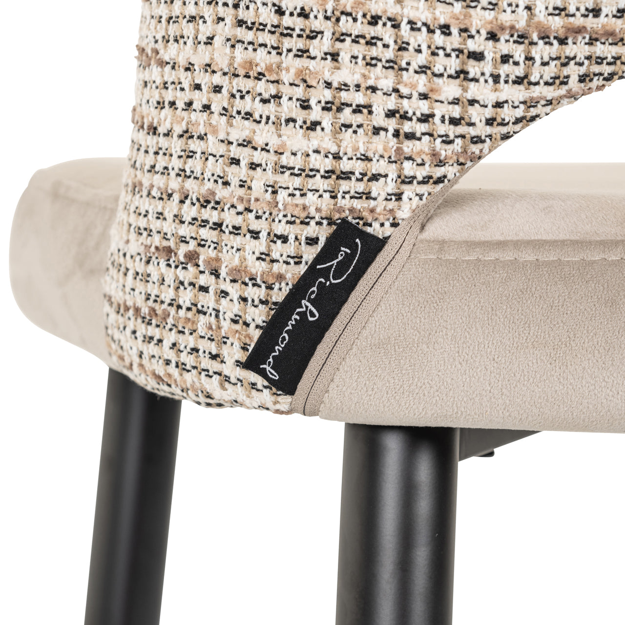 Bar stool Tabitha trendy nature fire retardant