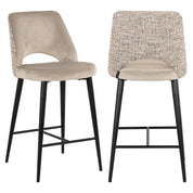 Counter stool Tabitha trendy nature fire retardant