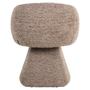 Dining chair Quiriro mocca linear swivel