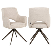 Dining chair Ginerva biscotti swivel