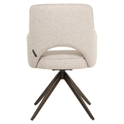 Dining chair Ginerva biscotti swivel