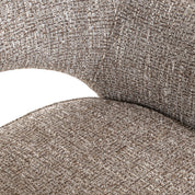 Dining chair Ginerva earth tweed swivel