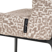Dining chair Sergio natural geo
