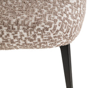 Dining chair Sergio natural geo