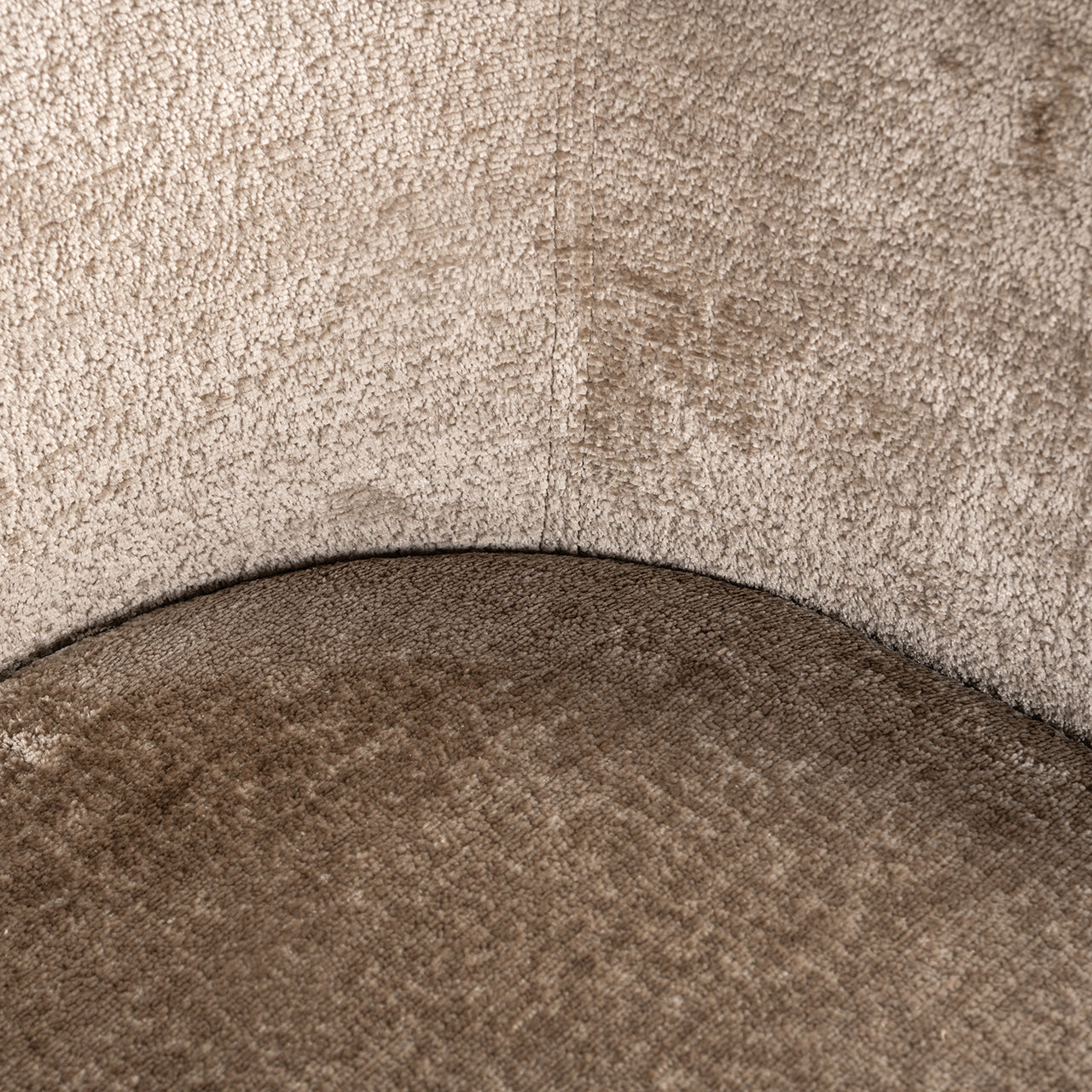 Chair Ruby taupe chenille (Bergen 104 taupe chenille)
