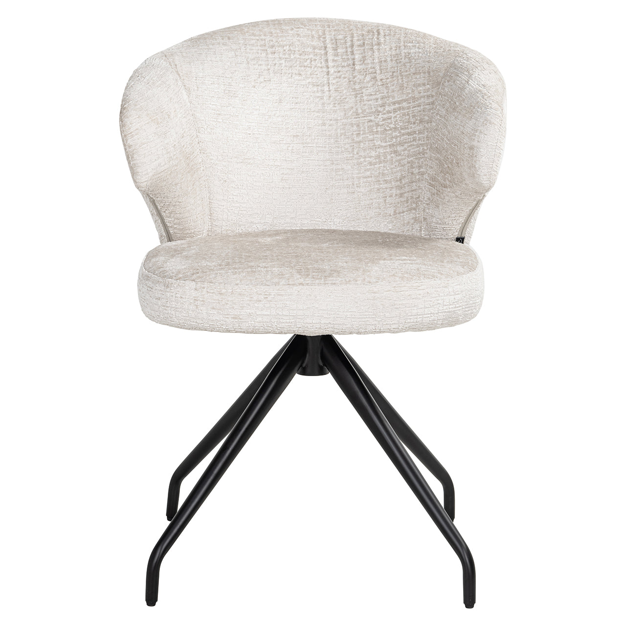 Silla giratoria Milly crema fusión (Fusion crema 02)