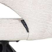 Silla giratoria Milly crema fusión (Fusion crema 02)