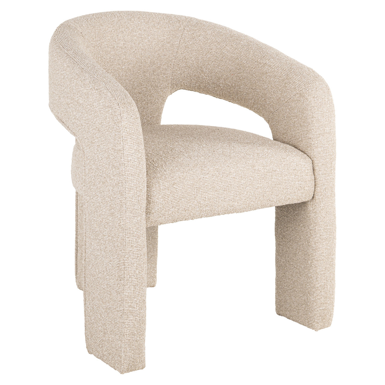Dining chair Belle biscotti fire retardant