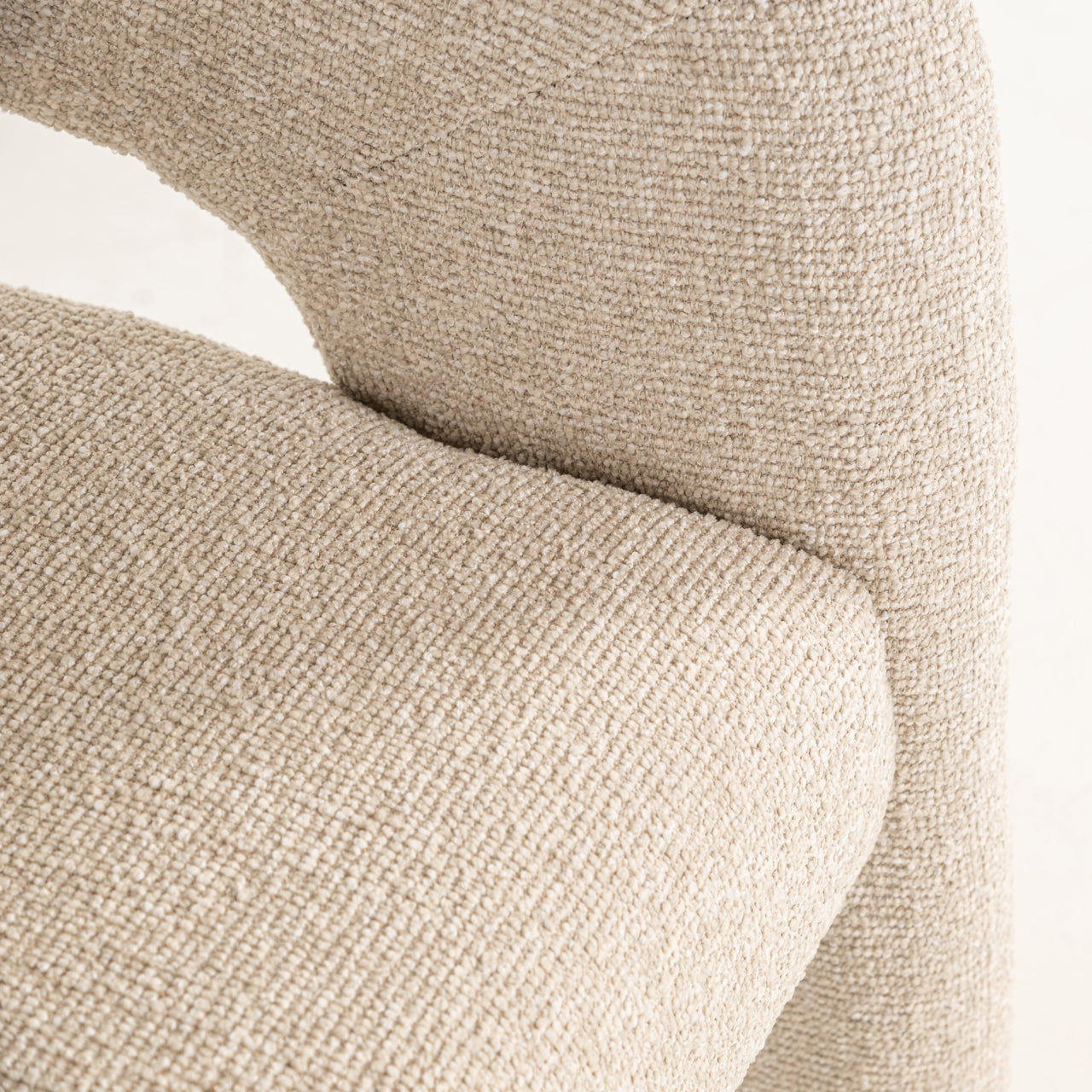 Dining chair Belle biscotti fire retardant