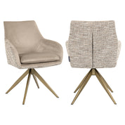 Dining chair Lisonne trendy nature swivel