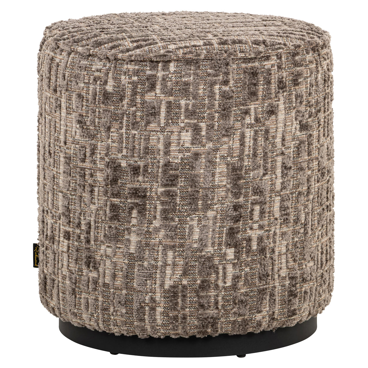Pouffe & Footstool Lexie greige 45Ø