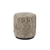 Pouffe & Footstool Lexie greige 45Ø