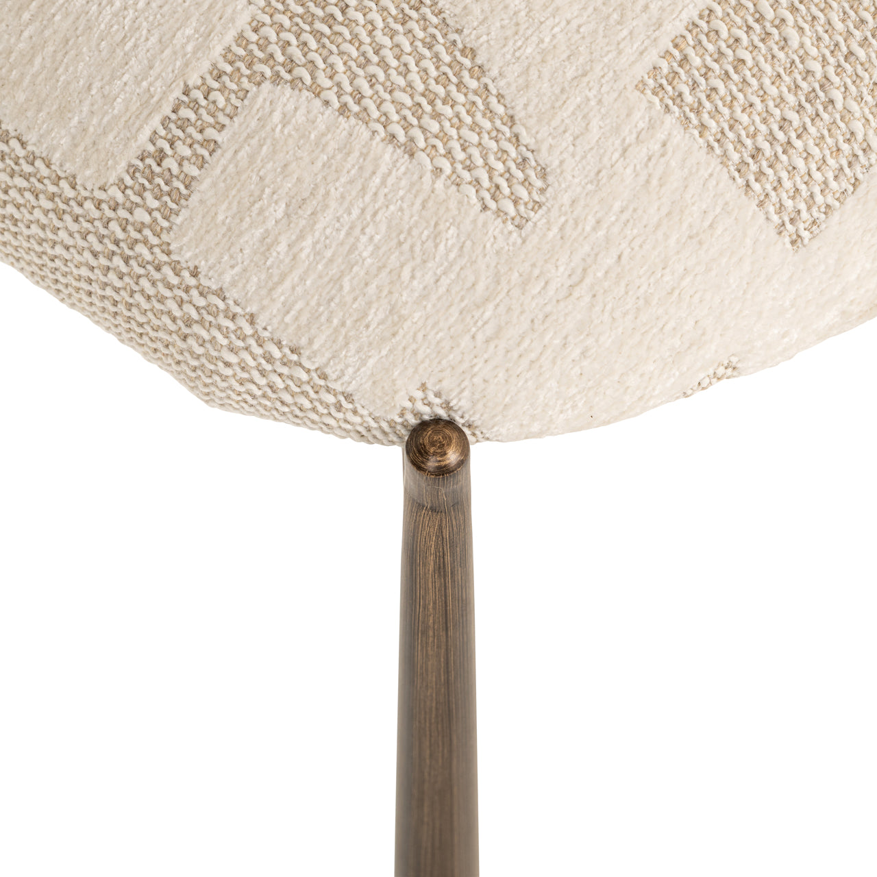 Dining chair Lana beige graffic (Set of 2)