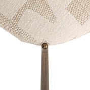 Dining chair Lana beige graffic (Set of 2)