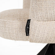 Dining chair Serenity niagara beige swivel fire retardant