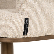 Bar stool Cheyenne biscotti swivel
