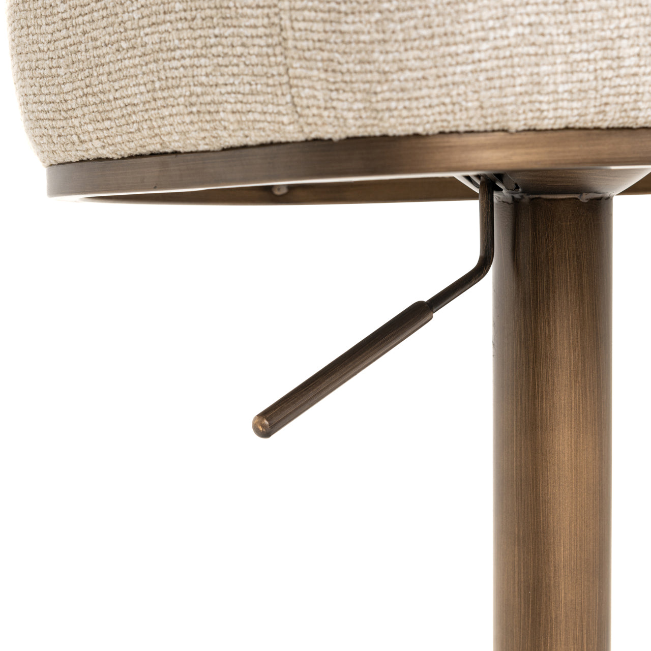 Bar stool Cheyenne biscotti swivel
