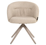 Dining chair Olivia biscotti swivel