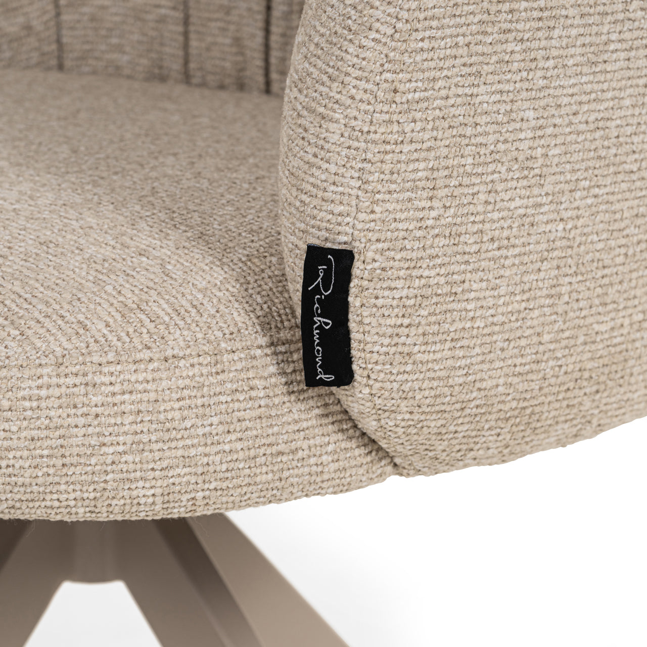 Dining chair Olivia biscotti swivel