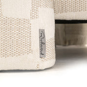 Lounge chair Tuscany beige graffic