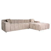 Sofá Cubo 3 plazas + salón derecho (Cuarzo Caqui 903)