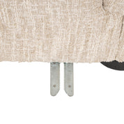 Sofa Pandora beige angora lounge left