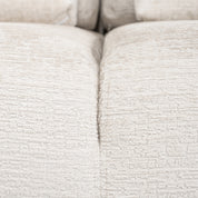 Sofa Lund cream fusion 3-seater + ottoman left