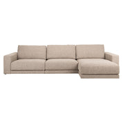 Sofa Trentino cayenne brown 3,5-seater + lounge left or right