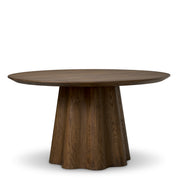 Dining Table Papyrus dark brown oak veneer